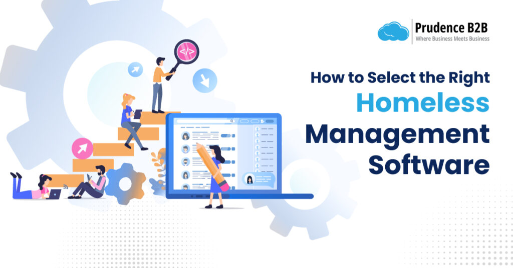 Image representing tips for selecting the right homeless management software for organizations.
