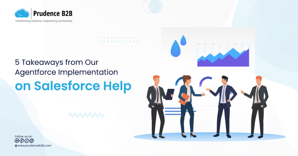 Top takeaways from implementing Agent Force on Salesforce Help for improved efficiency.