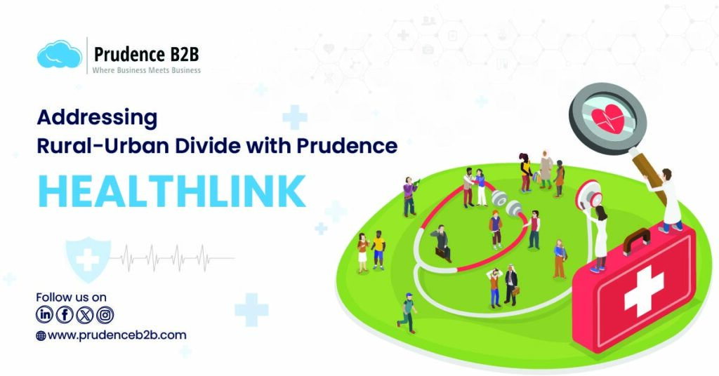 A healthcare professional consulting with a rural patient, symbolizing accessible healthcare solutions by Prudence HEALTHLINK.