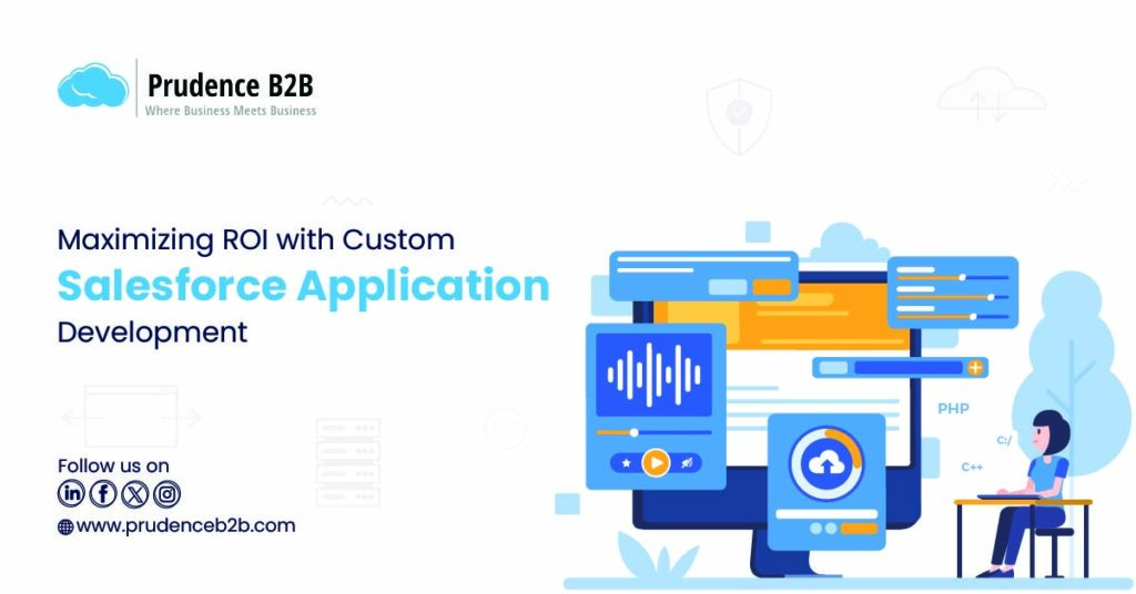Custom Salesforce application development to boost ROI and business performance.